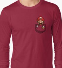 Pocket Mario Tshirt Long Sleeve T-Shirt