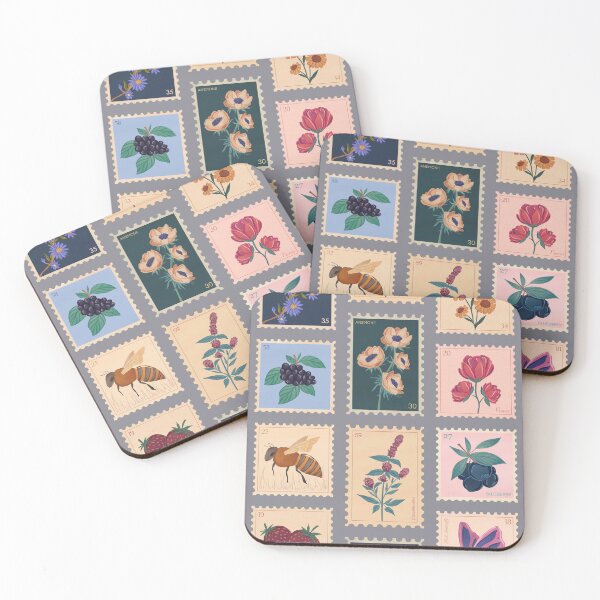 Item preview, "Vintage botanical stamp" designed and sold by tudoo.