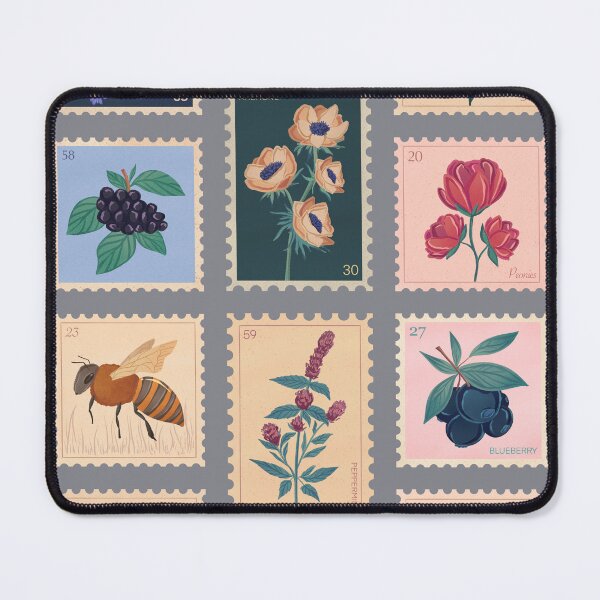 Item preview, "Vintage botanical stamp" designed and sold by tudoo.