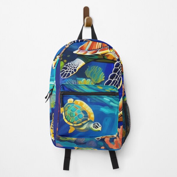 Item preview, Colorful Turtle in Deep Blue Sea Water Zoo Pals designed and sold by sportsimpact.
