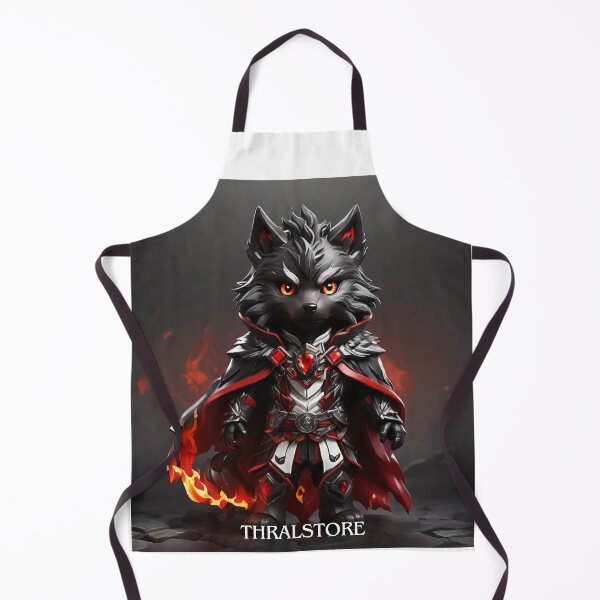 Item preview, Black Wolf Cub Fire Mage designed and sold by ThralStore.