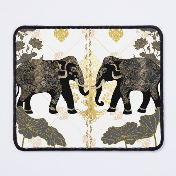 Item preview, Thai elephants and Thai patterns are sweet, soft, and beautiful. designed and sold by K-Kwan.