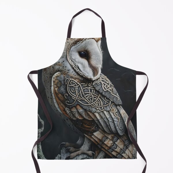 Item preview, Pagan Celtic Barn Owl designed and sold by thewandswant.