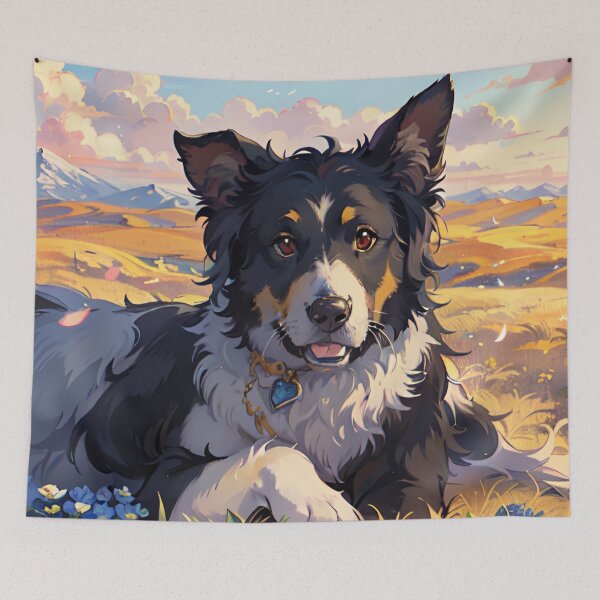 Item preview, Border collie, digital art work designed and sold by carole hirst.