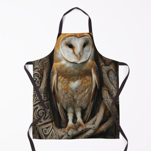 Item preview, Pagan Celtic Barn Owl designed and sold by thewandswant.