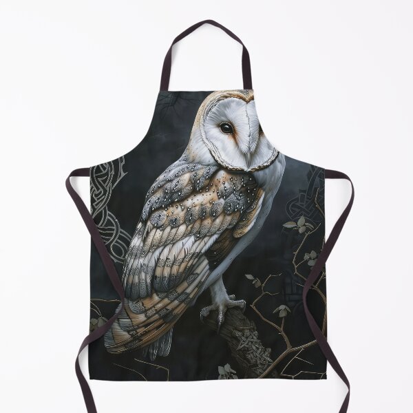 Item preview, Pagan Celtic Barn Owl designed and sold by thewandswant.