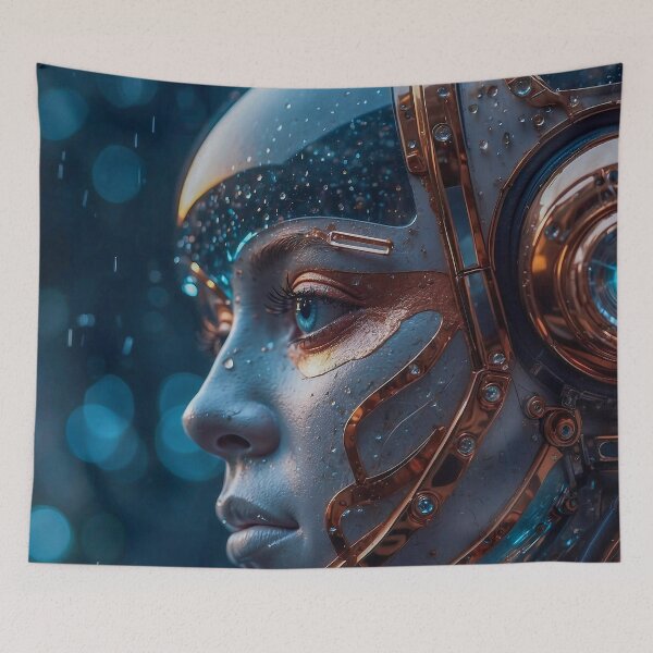 Item preview, Rainfall Reverie The Cyborg's Contemplation designed and sold by Animepic222.