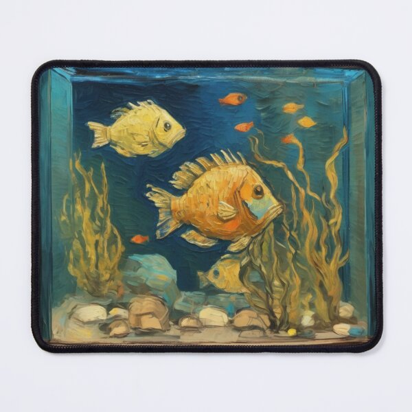 Item preview, "Home Aquarium: A Serene Aquatic Sanctuary" designed and sold by Artisticanvas.
