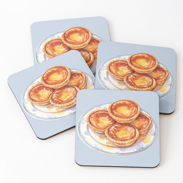 Item preview, Plate of Chinese Egg Tart Pastries designed and sold by Alicia Chee.
