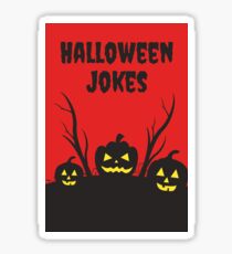 Halloween Jokes Ha Ha Ha Sticker