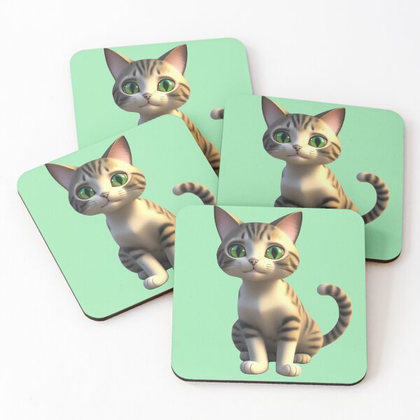 Item preview, 3D Cartoon Tabby Cat designed and sold by MartineP77.