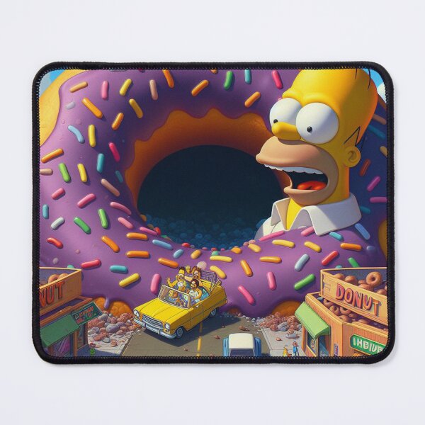 Item preview, The Simpson Homer casual giant donut in town designed and sold by SaraDatCool.