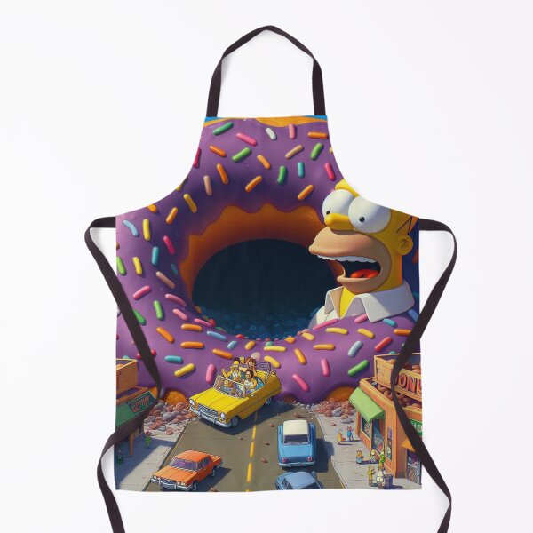 Item preview, The Simpson Homer casual giant donut in town designed and sold by SaraDatCool.