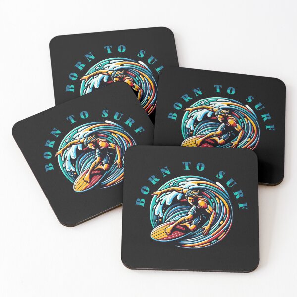 Item preview, Born to surf designed and sold by Graffik-Peeps.