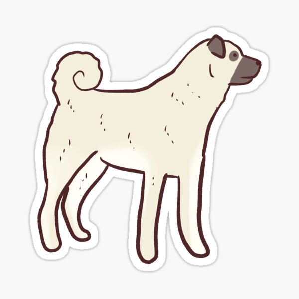 Artikel-Vorschau von Kangal-Hundeillustration, designt und verkauft von Mayarart.
