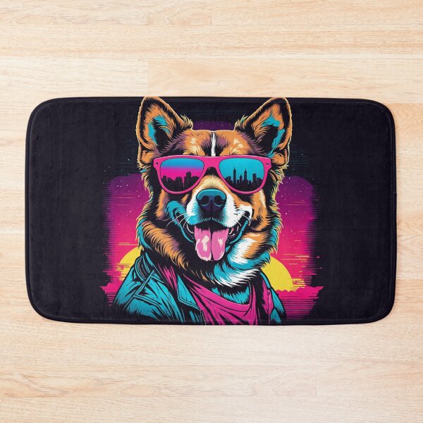 Item preview, When your little dog adopts glasses, each cuddle session becomes a stylish exchange of affection, with tender gazes and lenses adding a touch of glamour to the moment designed and sold by Pulsant  Paintings.