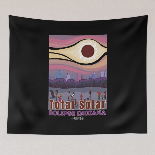 Item preview, Indiana Total Solar Eclipse April 8 2024 designed and sold by ARTX4ART.