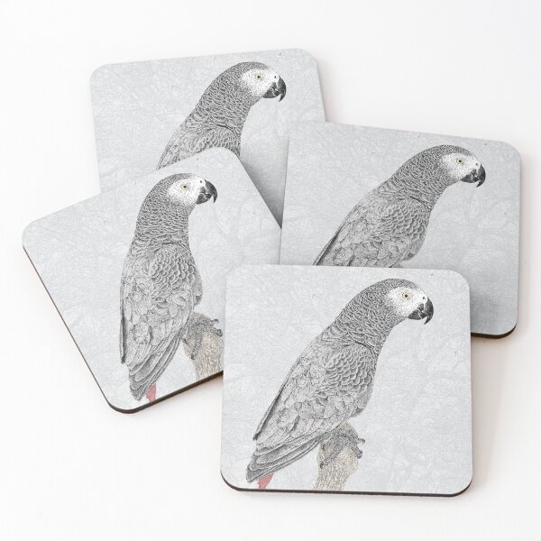 Item preview, African Grey Parrot designed and sold by AardvarkAnarchy.