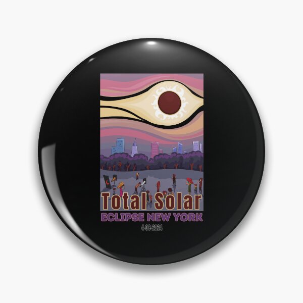 Item preview, New York Total Solar Eclipse April 8 2024 designed and sold by ARTX4ART.