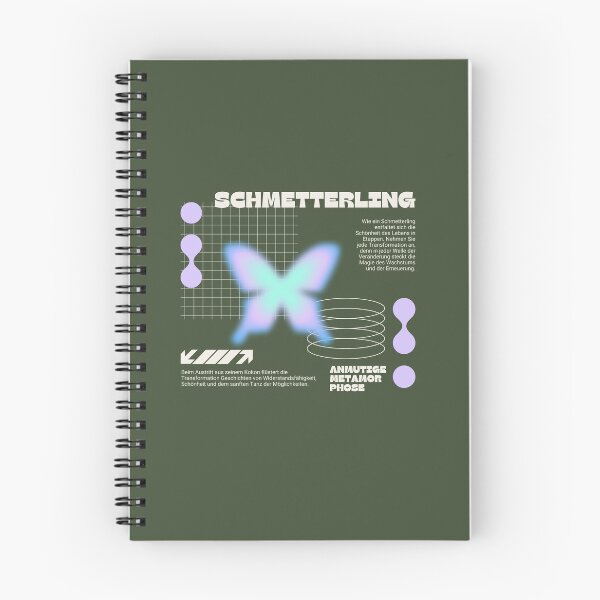 Item preview, Schmetterling - Anmutige Metamorphose | Green Background designed and sold by RM-Journey.