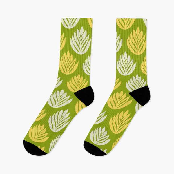 Item preview, Palm Leaves Pattern Green and Yellow designed and sold by tonymagnerart.