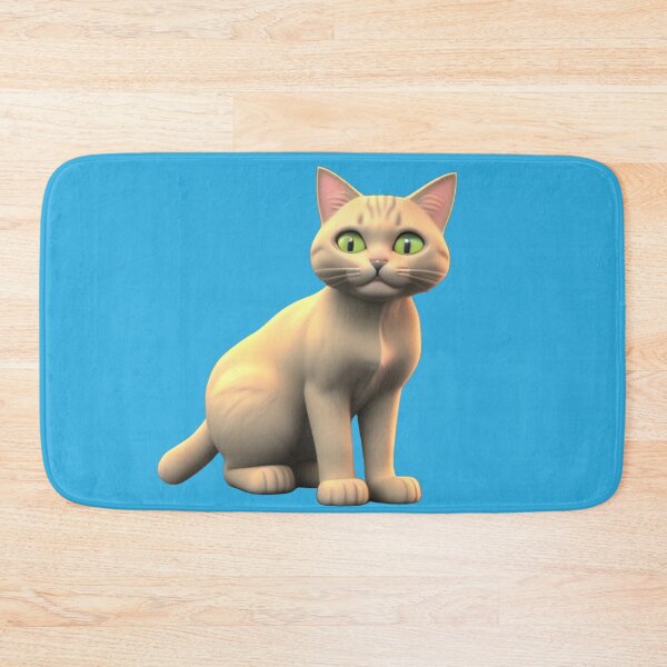 Item preview, 3D Cartoon Cream Manx Cat designed and sold by MartineP77.