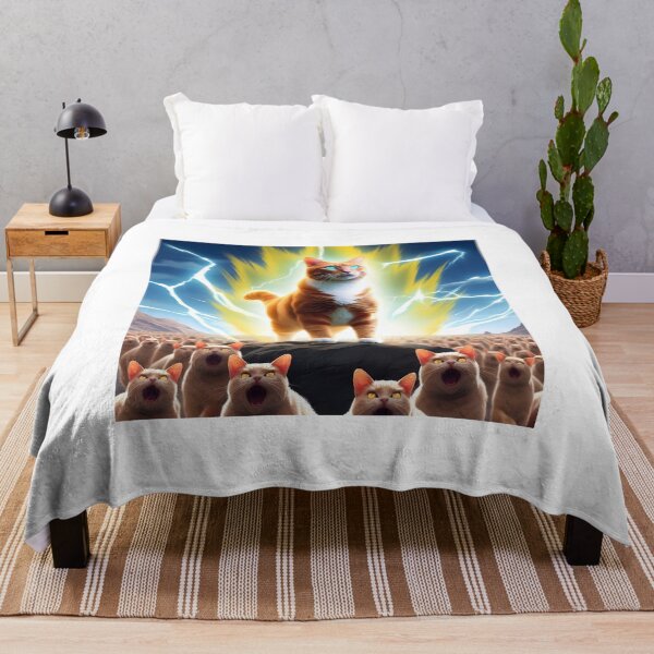 Artikelvorschau, Katze, der Super-Saiyajin entworfen und verkauft von SabyDigitalArt.