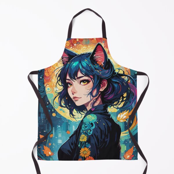 Item preview, Vectorized Catgirl Painting designed and sold by Mikespiritz.