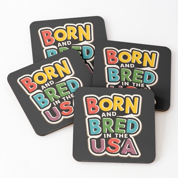 Item preview, Born and Bred in the USA: Celebrating American Heritage designed and sold by Wonder Pixel Studio.