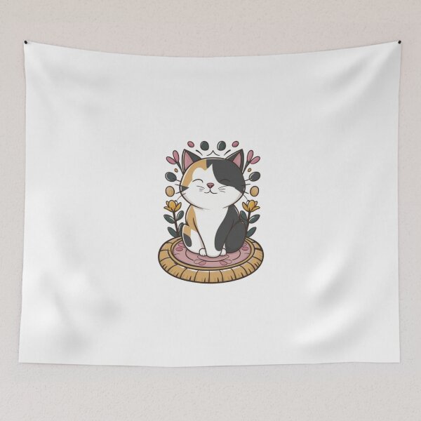Item preview, A CAT ON A MAT IMAGE designed and sold by Obinne.