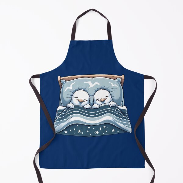 Item preview, Two cute seagulls sleep in bed together designed and sold by Infinitee8hirts.