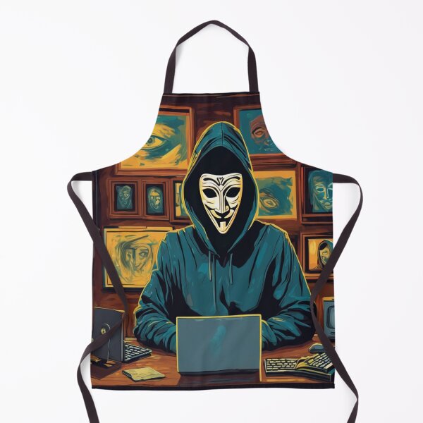 Item preview, "Cyber Security Hacker: Safeguarding Digital Frontiers" designed and sold by Artisticanvas.