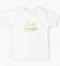 Decor Blogger - Faux Gold Foil Kids Tee