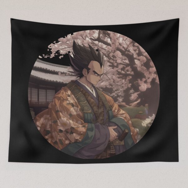 Item preview, Dragon Ball Samurai Style Vegeta designed and sold by Becooldesing.