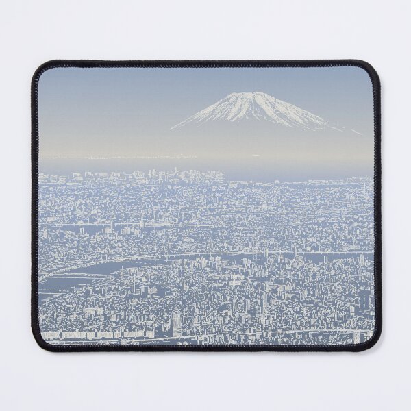 Item preview, Mount Fuji over Tokyo designed and sold by AardvarkAnarchy.