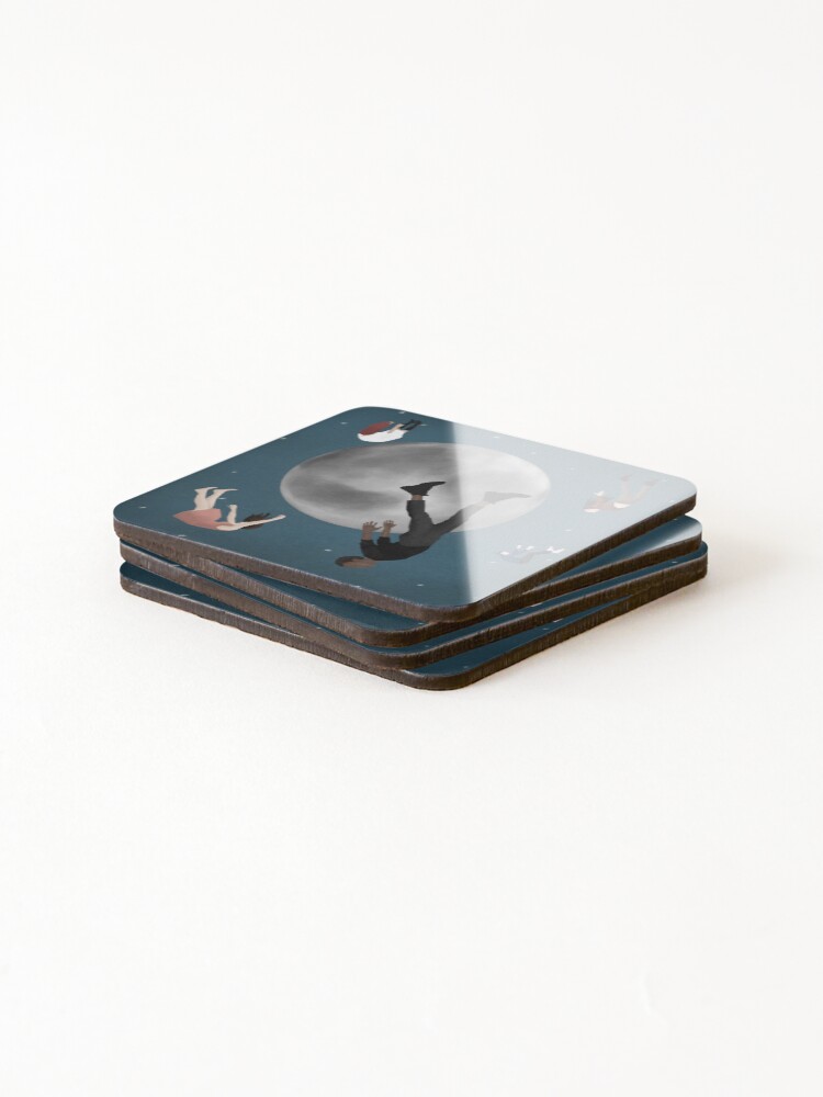 Thumbnail 4 of 5, Coasters (Set of 4), Falling designed and sold by MariaStudio.