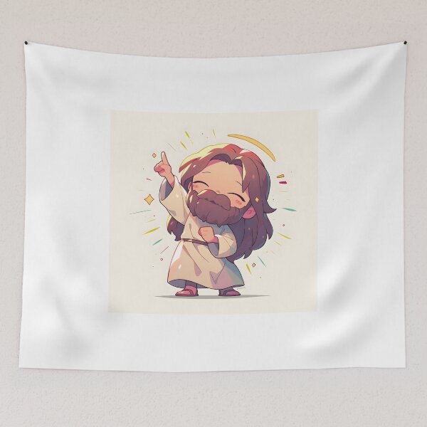 Item preview, Cute Happy Jesus designed and sold by CoolMantras.