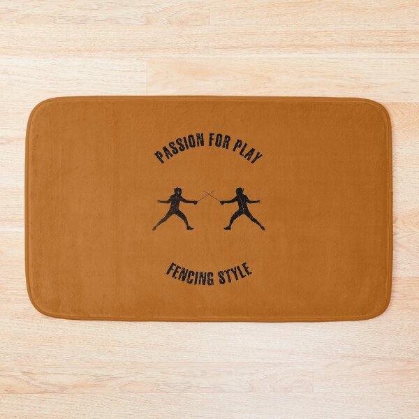 Item preview, Black silhouettes of fighting fencers designed and sold by HarridanCreates.