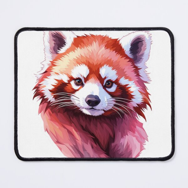 Item preview, red panda red panda stiker designed and sold by zozquert.