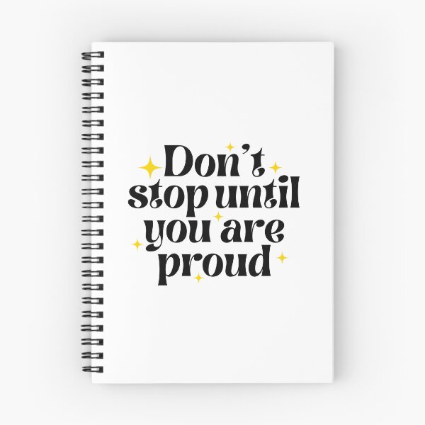 Item preview, Don't stop until you are proud designed and sold by PeachyLitchi.