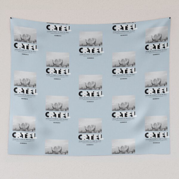 Item preview, Grateful | Always be Grateful for What You Have | Pastel Blue Background designed and sold by RM-Journey.