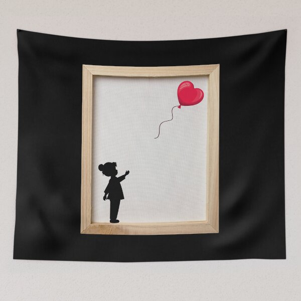 Item preview, Banksy Girl with Balloon designed and sold by Imagin8Graphic.
