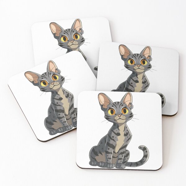 Item preview, Cute cartoon kitten designed and sold by Stickermagician.