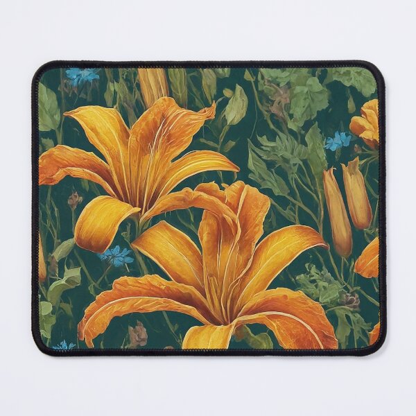 Item preview, Abstract yellow flowers designed and sold by MPDesign84.
