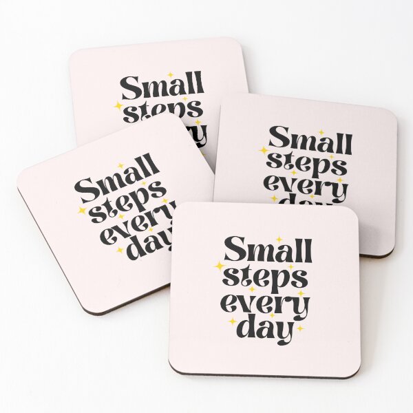Item preview, Small steps every day designed and sold by PeachyLitchi.