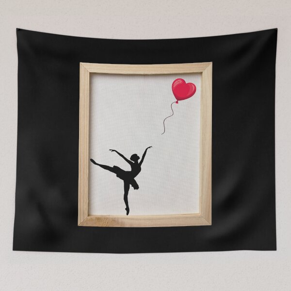 Item preview, Banksy Girl with Balloon designed and sold by Imagin8Graphic.