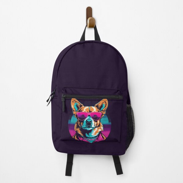Item preview, When your little dog adopts glasses, each rainy afternoon becomes an opportunity to explore puddles with style, with bouncing paws and lenses resisting the drops designed and sold by Pulsant  Paintings.