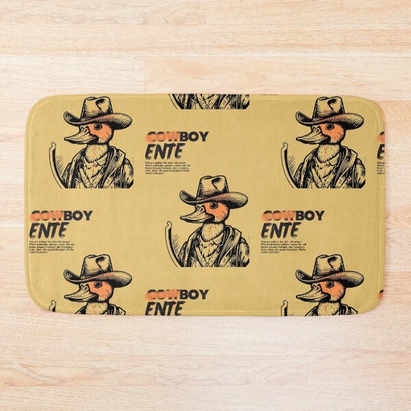 Item preview, Cowboy-Ente | Yellow Background designed and sold by RM-Journey.