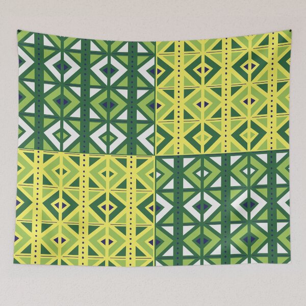 Item preview, African fabric artwork bogolan designed and sold by Wolagno.