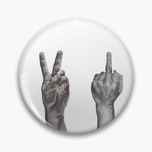 Item preview, Peace Sign, Middle Finger designed and sold by SophieStockArt.